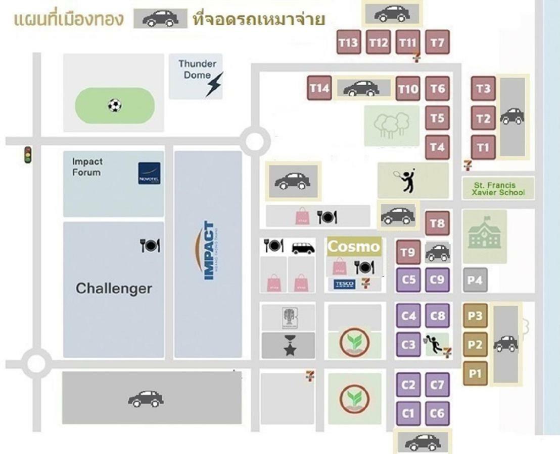 Condo C2 Impact Nonthaburi Exterior photo